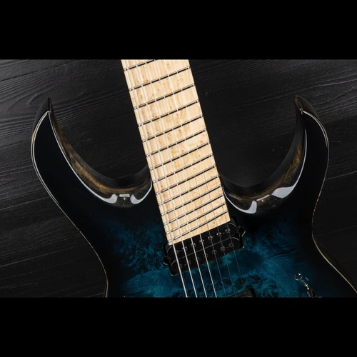 Mayones Duvell 7 Elite VF Custom Eye Poplar - Trans Teal Burst Gloss *NEW* - Bild 10 von 12