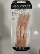 About Face Fuzz-Free Facial Razors for Shaving & Exfoliating For Face Lips