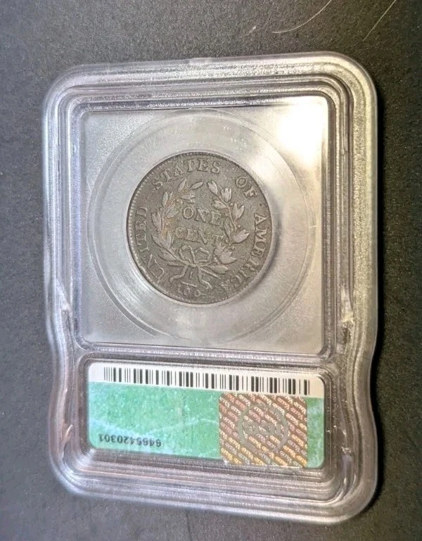 1803 ICG VF20 Details Draped Bust Large Cent - Image 4 of 4