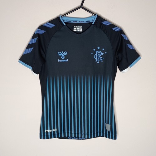 Authentic Hummel Glasgow Rangers Away Shirt Size 10 Kids Official SPFL Jersey