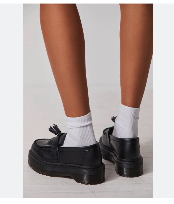 DR. MARTENS ADRIAN QUAD LEATHER PLATFORM TASSLE LOAFERS MSRP DR. MARTENS ADRIAN QUAD LEATHER PLATFORM TASSLE LOAFERS MSRP