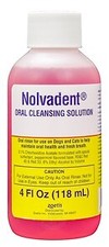 Nolvadent Oral Cleansing Solution for Dogs  Cats 4 oz 