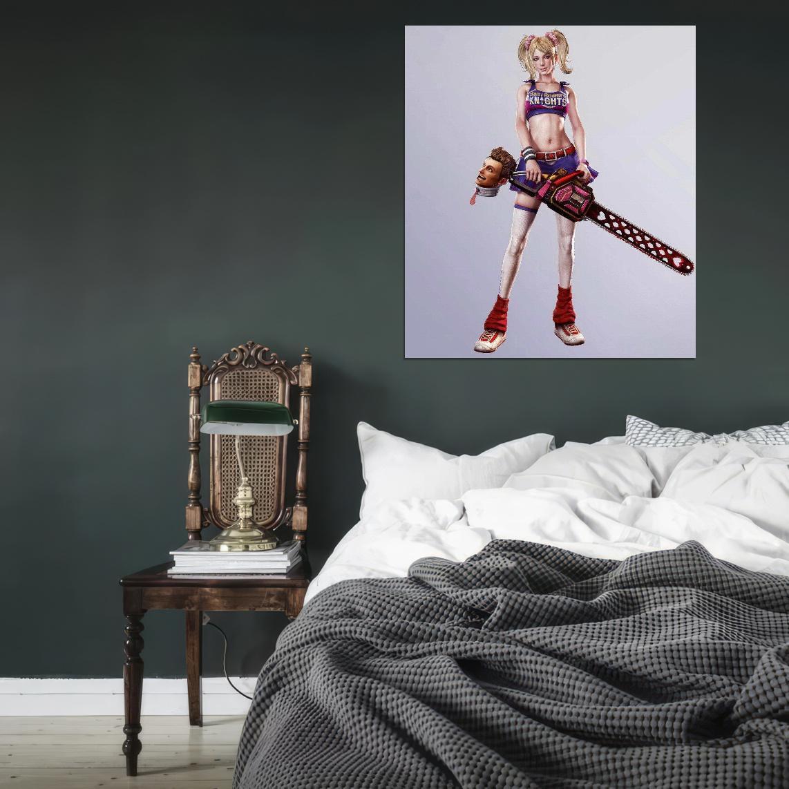 Lollipop Chainsaw Console Video Game Wall Art Home Decor - POSTER