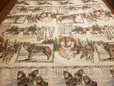Large Winter Wolves Wolf Blanket Throw Made in USA