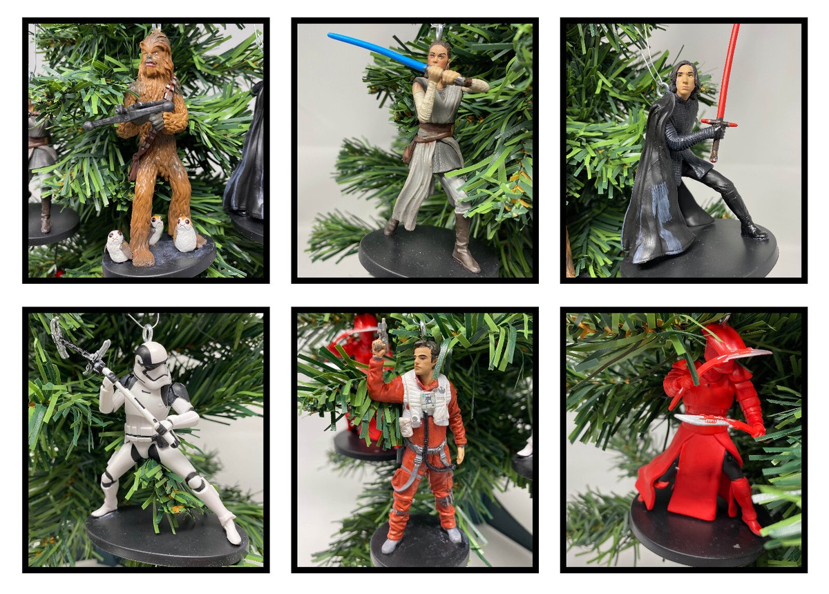 Star Wars 6 Piece Holiday Christmas Tree Ornaments Set