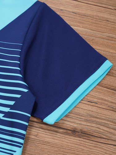 Kids Boys T-shirts Practice Blouse Badminton T-shirt Sport Shirt Volleyball Tee - Picture 9 of 88
