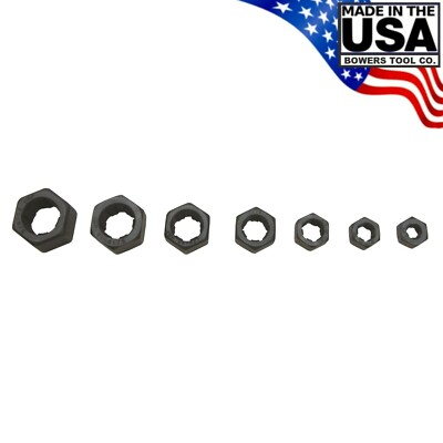 Lang NF SAE Rethreading Die Set Thread Restore 7pc 1/4''-28 to 5/8''-18 USA Made