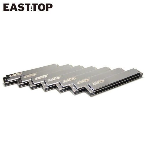 EASTTOP Tremolo Harmonica Set Professional 24Hole Mouth Organ Harmonica Set US - Picture 2 of 14