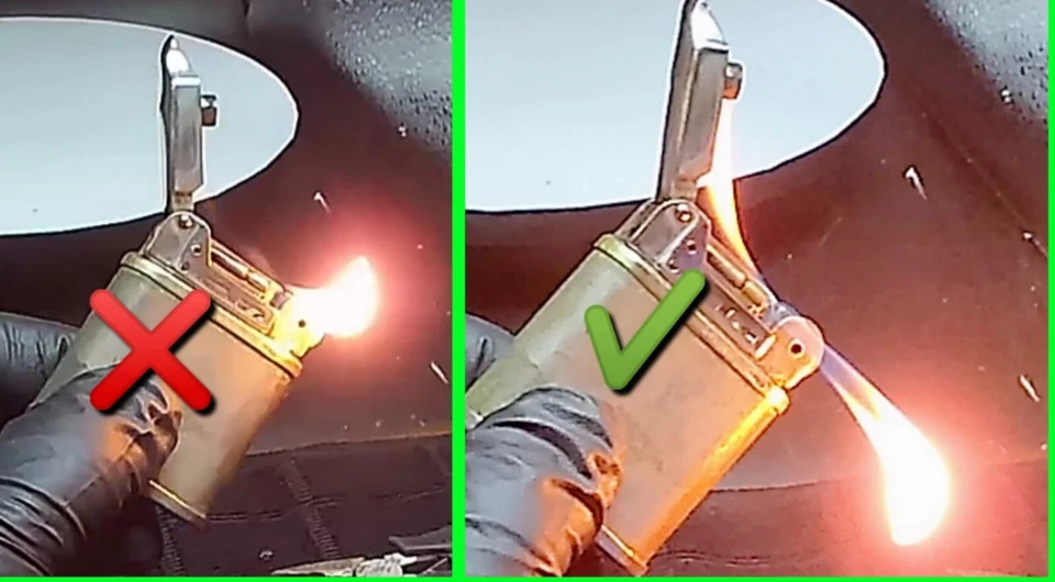 Tapa de reparación para encendedor de tubería de gasolina Beattie Jet vintage - LEER DESCRIPCIÓN Foto 3 de 4