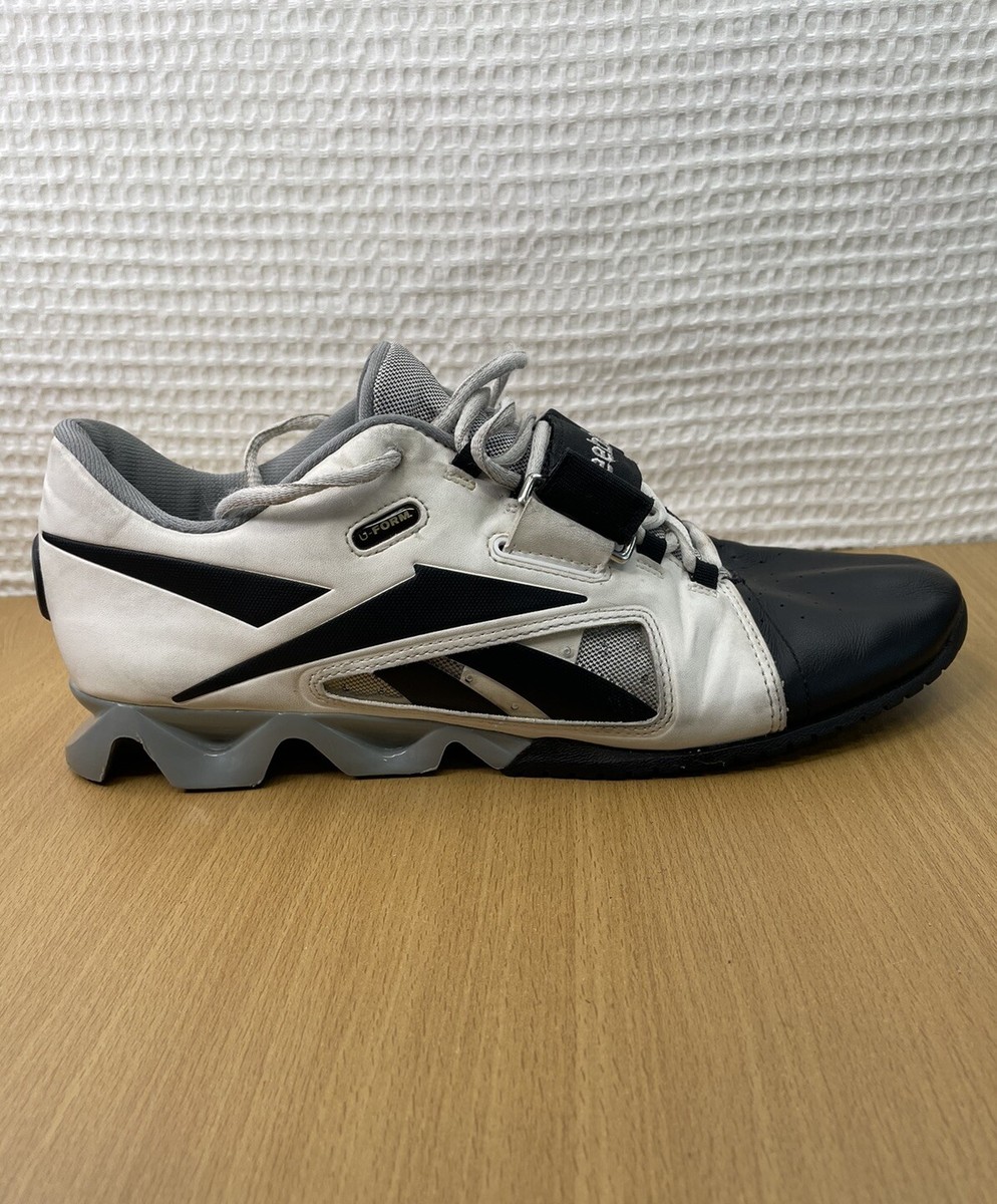 Reebok CrossFit Lifter White Black Weightlifting Shoes J85207