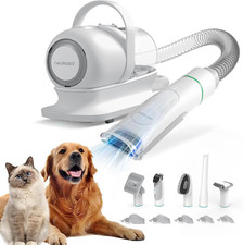 Furme Pet Grooming Vacuum Kit with Carrying Case, 5-In-1 Groomer for Cats  Dog