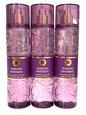 NEW 3 BATH & BODY WORKS MADAME MYSTIQUE FINE FRAGRANCE MIST BODY