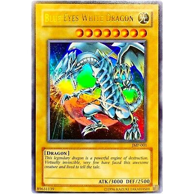BLUE-EYES WHITE DRAGON - Ultra Rare JMP-001 Weekly Shonen BLUE-EYES WHITE DRAGON - Ultra Rare JMP-001 Weekly Shonen