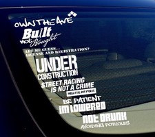 Jdm Decal Bomb Sticker Pack Lot Of 7 Drift Euro Lowered Vinyl Car Srnc