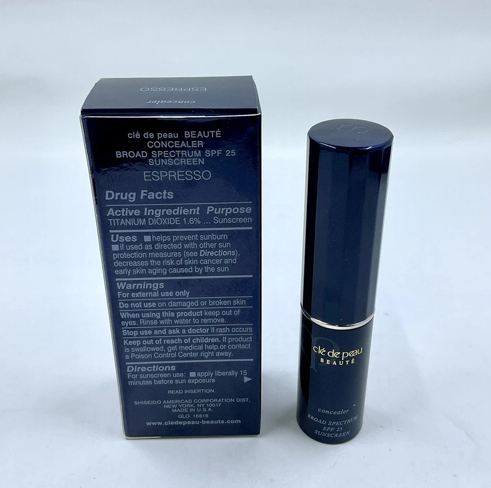 Cle de Peau Beaute Shiseido CONCEALER 5g Espresso Broad Spectrum SPF25 NIB - Image 4 of 4