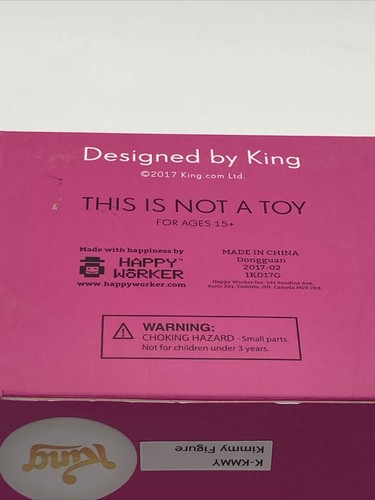 Candy Crush Game KIMMY 2017 King Collectible Figure New In Box - Picture 3 of 8