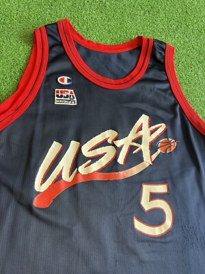 Champion Grant Hill Authentic Replica TEAM USA Olympics Jersey
