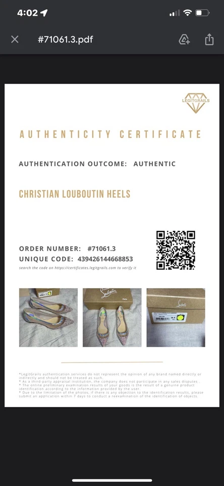 Bailarina Christian Louboutin Galativi P Strass malla de cristal puntiaguda plana 36,5 Foto 2 de 4