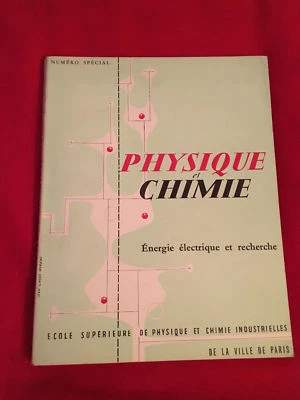 Numéro Spécial Physique et Chimie 1962 - Photo 1/3