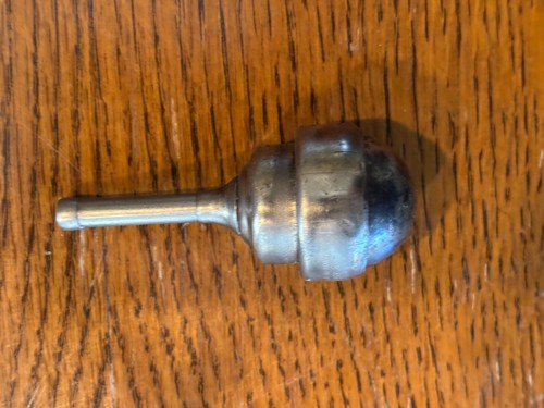 Vtg Bright Steel Furniture Caster-1-1/4" Wheel-Exc. condition- USA - Picture 2 of 4