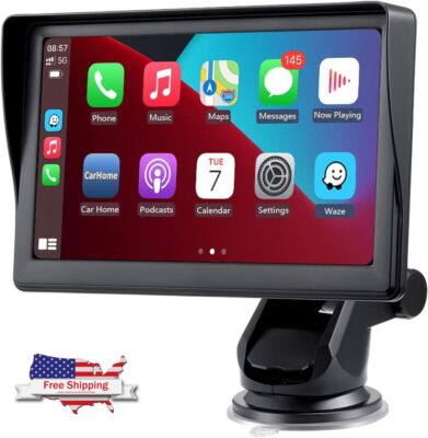 Upgraded 7'' Car Gps Navigation Car Touch Screen With Maps Spoken Direction 2026