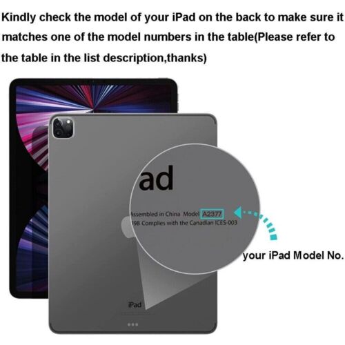 For iPad 10th 10.9" 2022 / 10.2" 9.7" 9/8/7/6/5th Gen Air Pro Mini 6 Case Cover - Picture 2 of 25
