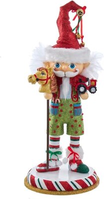 Kurt S. Adler HA0603B - Nussknacker Hollywood ''Elfe mit Hobby Pferd'', 38,1 cm