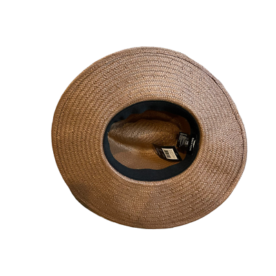 New Brixton Women\'s Ashley Straw Hat Brown One Size Brixton Ashley Straw Summer Hat In Brown Wide Brim Fedora  main image 3