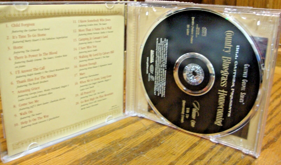 Bill Gaither COUNTRY BLUEGRASS Homecoming CD Volume 1 w/Homecoming Friends  A25 - Imagem 2 de 3