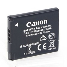 Image of Original Canon NB-11L battery for A2300 A3400 SX400 SX410 SX430 IXUS245 IXUS170