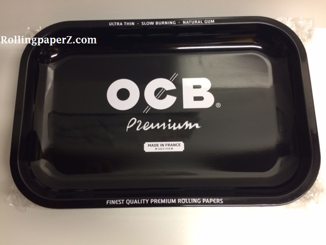 New OCB® Cigarette Papers Brand Metal Rolling Tray 11