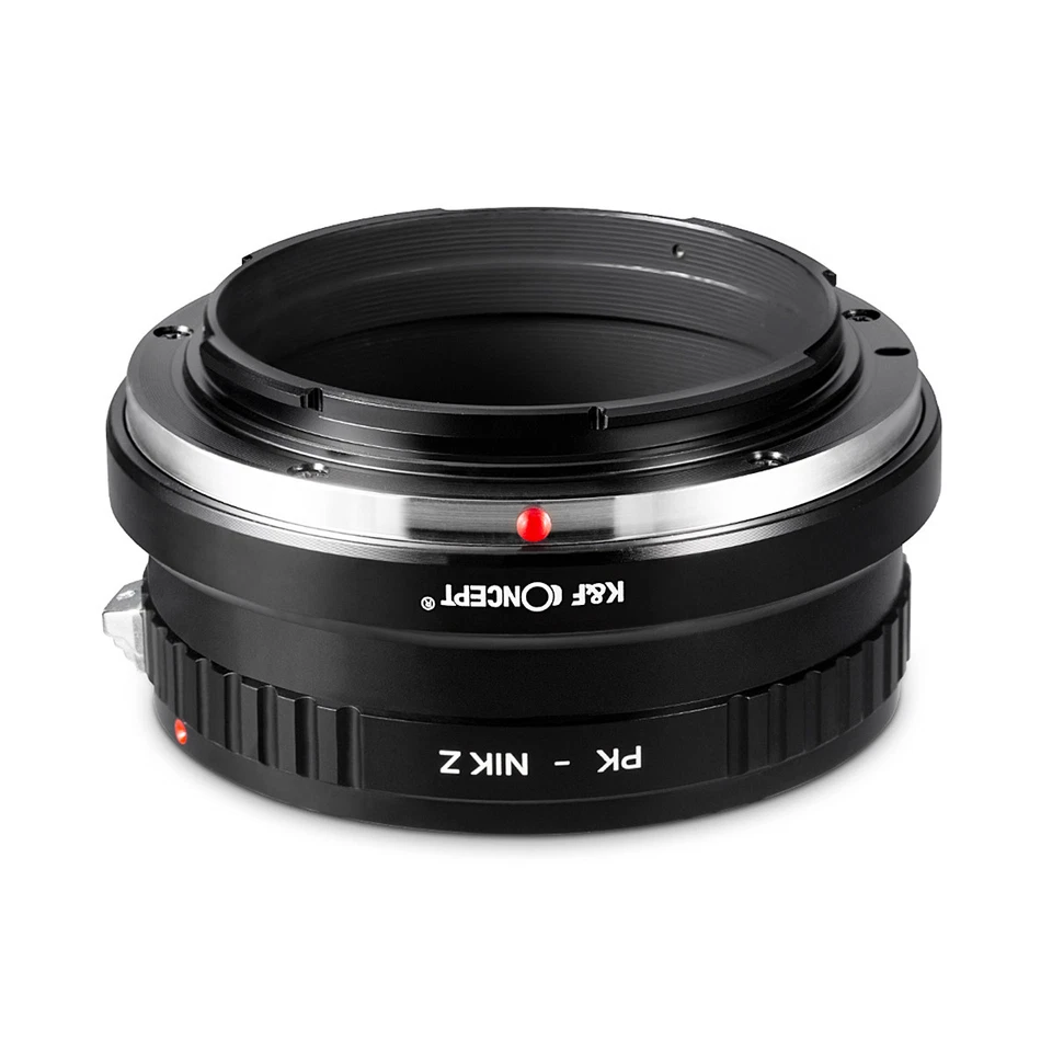 K&F Concept Lens Adapter for Pentax K PK mount lens to Nikon Z6 Z7 z9 Zfc Z50 Z5 - Image 2 of 4