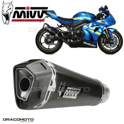 Scarico SUZUKI GSX-R 1000 2017 2018 MIVV Delta Race Nero