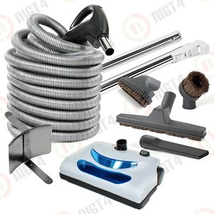 central vac hose and power head