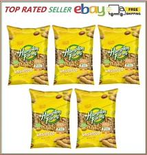5 Packs Hampton Farms Unsalted In-Shell Peanuts, 5 lbs.