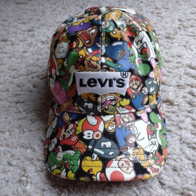 Levi's Super Mario Nintendo Printed Baseball Cap All-over pattern