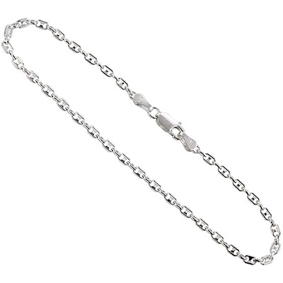 Sterling Silver Anchor Chain Sterling Silver Puffed Anchor Mariner - Foto 9