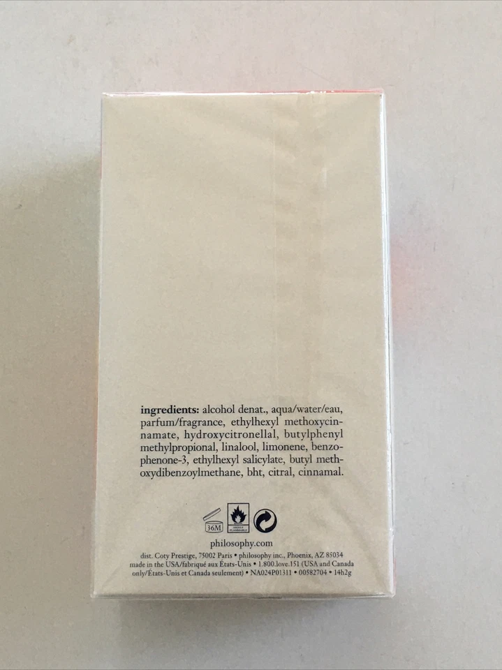 Philosophy Loveswept Eau De Toilette Spray 4 oz 120 ml Perfume Fragancia Foto 3 de 4