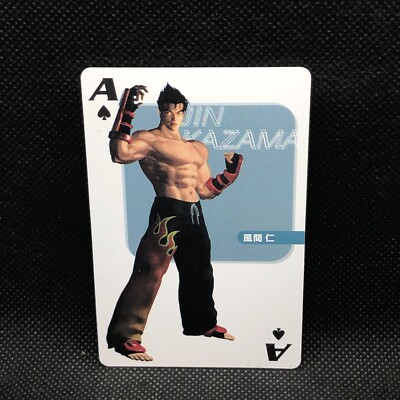 Jin Kazama Tekken 3 Playing Card Spade Ace Orico Limited Namco Japanese F/S