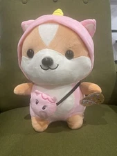 squirrel dressed as a unicorn 14in plush round 1