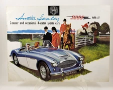 Vintage 1961 Austin Healey 3000 MKII 2+4 Seater Dealer Brochure Nice Condition