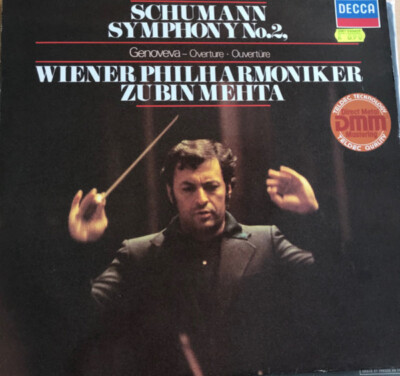 Schumann Symphony n° 2 / Genoveva Overture NEAR MINT Decca Vinyl LP