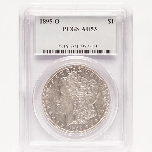 1895-O Morgan Silver Dollar PCGS AU53