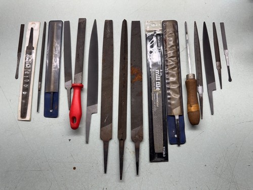 Metal File Tool Metalwork Machinist Flat Rat Tail Wood Handle NICHOLSON LENOX +