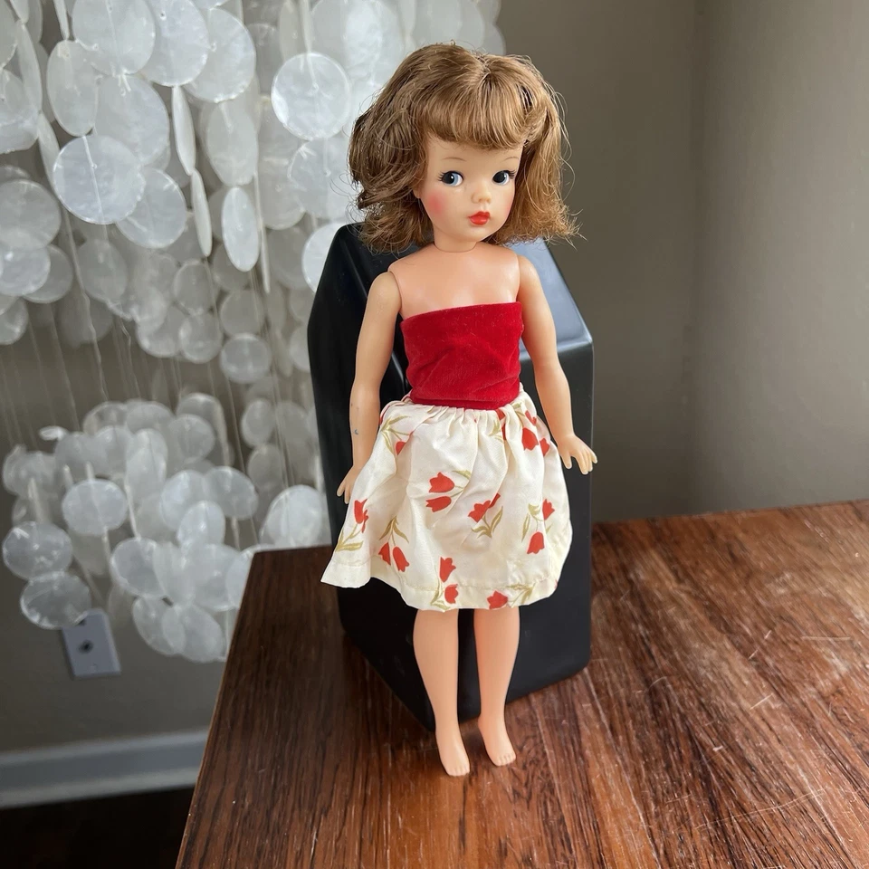 Vintage Ideal Tammy Doll 1960s w/ Original Dance Date Outfit #9055 - Image 3 of 4