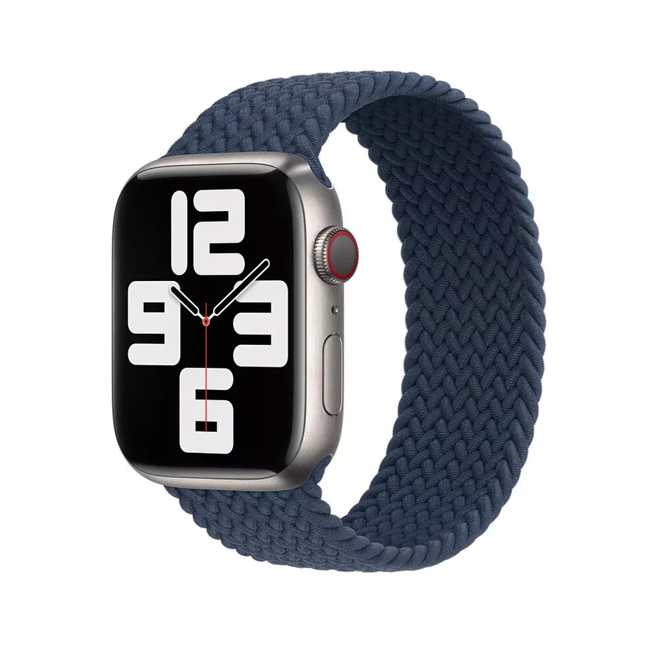 RELOJ APPLE 45MM TRENZADO SOLO LAZO - TALLA 8 - AZUL ABISMO Foto 2 de 2