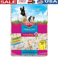 Clean Cozy Confetti Bedding Small Pets Odor Control Dust Free Soft Nesting New