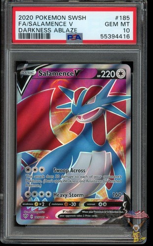 Salamence V graded PSA 10 for sale on eBay
