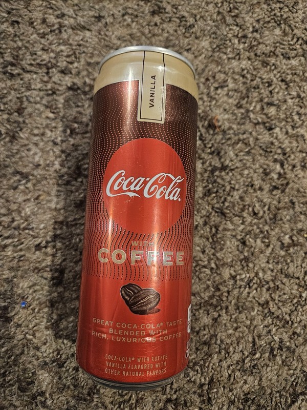 Coca Cola With Coffee Vanilla Never Opened Limited Edition RARE Energy Drinks