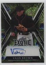 2023 Leaf Exotic Peacock Mojo 7/7 Vaun Brown #BA-VB1 Auto 0wp8